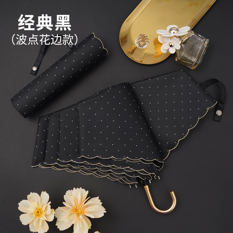 波点レースモデルクラシックブラック