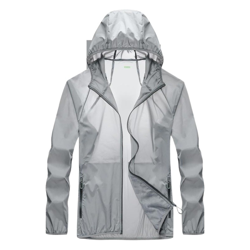 Ice Silk Sun Protection Clothing for Men and Women, Skin Clothing, Sun Protection Clothing, Couple Skin Windbreaker, Sports Outdoor, Fashionable and Versatile