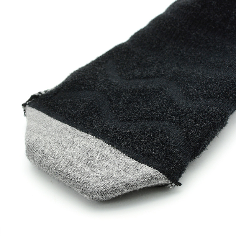 跨境爆品APP高筒發熱襪子純棉電加熱襪男女運動充電曖腳滑雪襪子