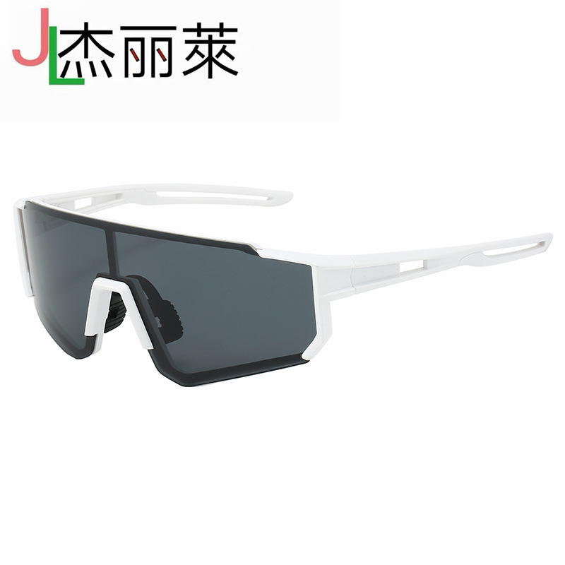 Gafas de sol deportivas unisex para ciclismo 9815, protección UV, diseño de una sola pieza