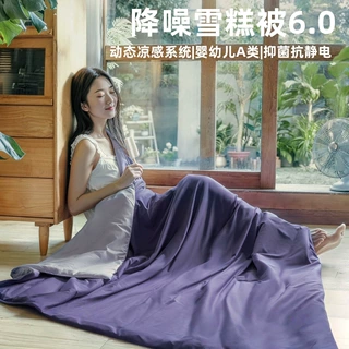 夏凉被a类母婴级可水洗空调被凉感冰丝降燥雪糕被夏季薄被子凉被