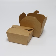 一次性牛皮纸餐盒外卖盒打包盒长方形快餐盒炒饭快餐炸鸡便当盒