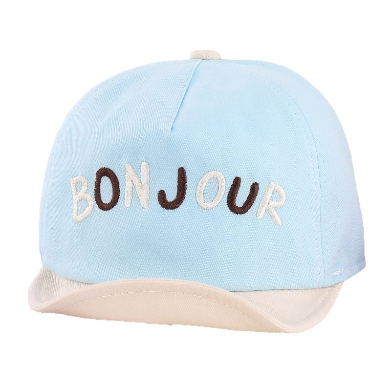 Sombreros para bebés primavera y verano bebés de moda coreana gorras de lengua de pato para niños niñas lindos gorras de lengua de super-pantalón de moda