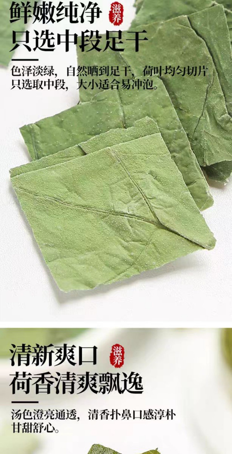 Lotus Leaf Pieces (Nelumbo nucifera) — Dried Food Herb for Tea & Daily Brewing specifications