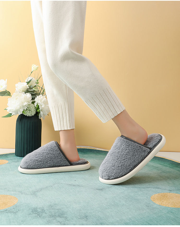 Unisex Casual Solid Color Round Toe Home Slippers display picture 1