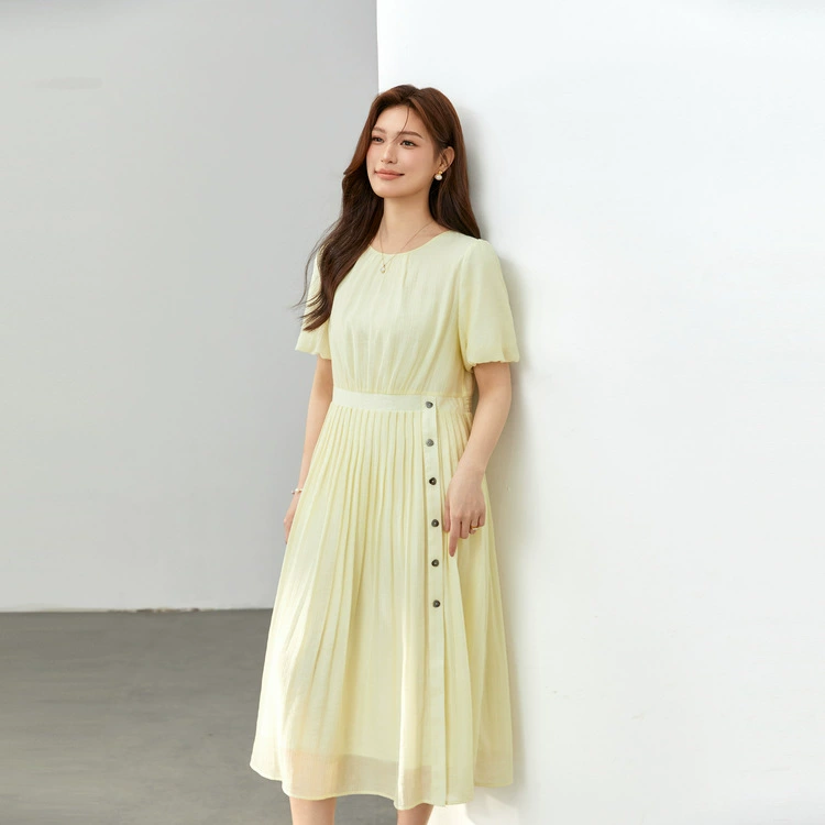 [Модный дизайн, лиоцелловое платье для похудения талии] Slim Show, женское летнее платье больших размеров, новый стиль