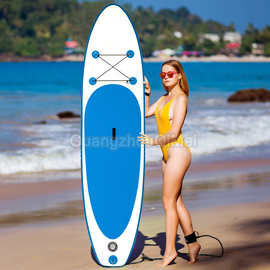 水上站立海上冲浪游泳冲浪板SUP冲浪板 拉丝气垫板滑水板一件代发