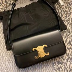 凱旋門脇下包高品質対版原工場頭層牛皮高級感法棒包老花真皮包