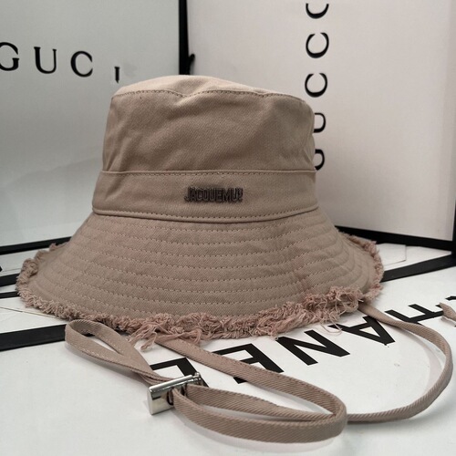 Fishing cap with large brim sun hat, makes face look smaller, sun protection, edge grinding, fashionable, outdoor versatile hat, spring new style, bucket hat, autumn new style