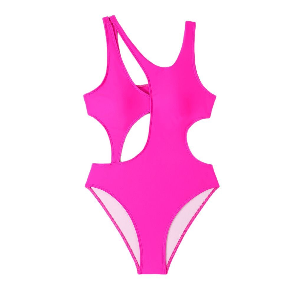 Nieuwe damesbikini uit één stuk met vetersluiting, trendy design, sexy badpak, op voorraad_voghion.com