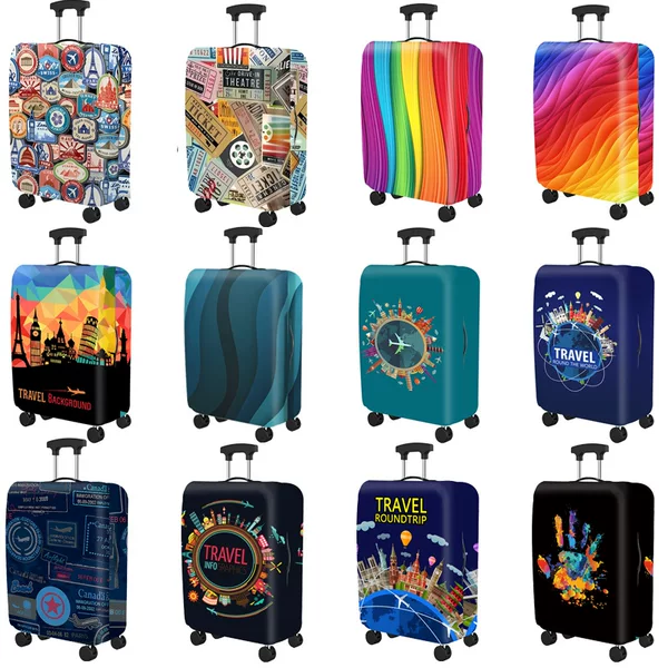 Thickened Elastic Suitcase Cover, Suitcase Protective Cover, Trolley Suitcase Protective Cover, Suitcase Cover, Suitcase Dust Cover