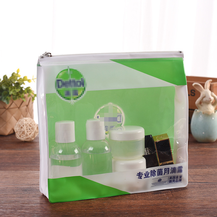 厂家批发 便携长方形拉链PVC收纳袋 透明日用PVC饰品袋