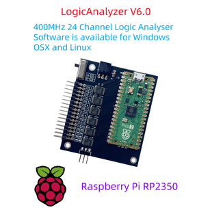 LogicAnalyzer V6.0 400MHz 24 Channel Logic Analyser