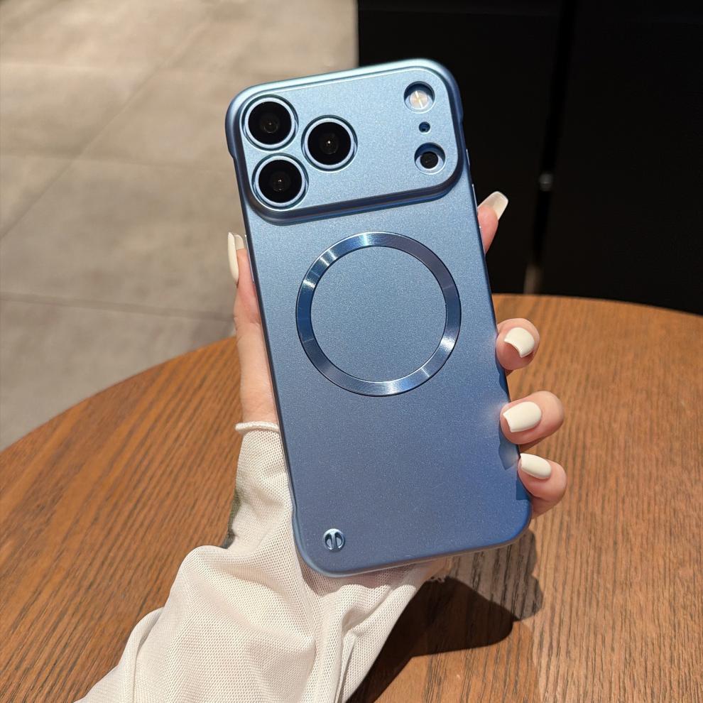 适用苹果18Pro手机壳iPhone17Promax高级感磁吸无边框车载保护16