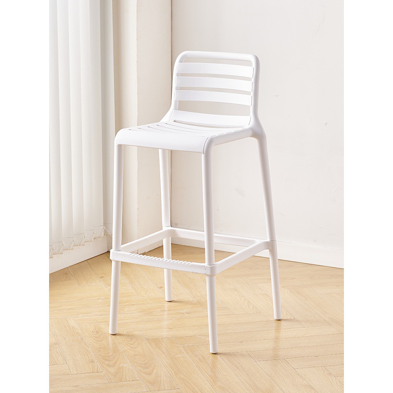Lbfhfj-005 Home Modern Minimalist High Bar Stool Outdoor Bar Chair Nordic Bar Table Chair Internet Celebrity Plastic High Chair