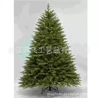 【亚飞工厂】出口热销款加密PE混合圣诞树带灯 家用商场布置