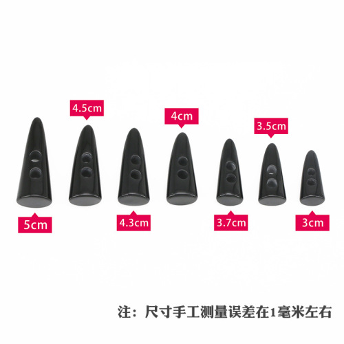 Wholesale Resin Imitation Ox Horn Buttons Cashmere Coated Wool Overcoat Woolen Coat Ox Horn Buttons Women's Style Windbreaker Decorative Buttons
