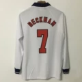 1998 England Home Long Sleeve Custom 7