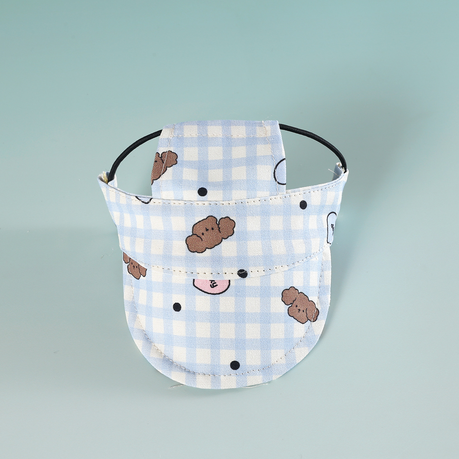 2025 mascota mezclilla estampado a cuadros dibujos animados sombrero para el sol sombrero para el sol gato perro Shiba Inu sale gorras de béisbol con protección solar