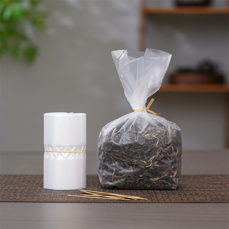 Bolsa interna transparente de té, latas de hierro, bolsa de película interna, bolsa de plástico, bolsas de sellado de té verde, té negro.