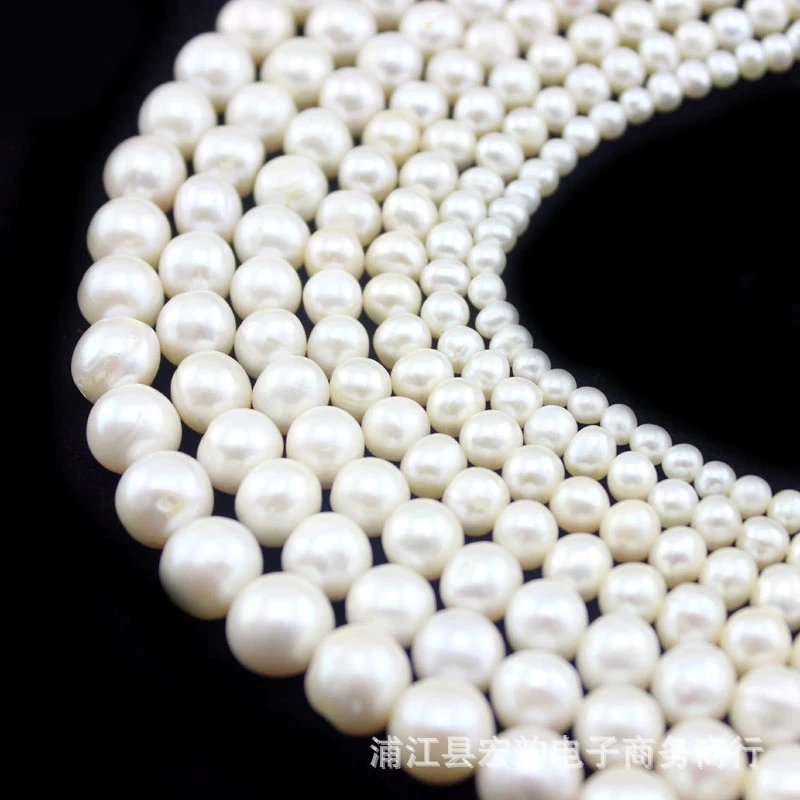 Glass round beads pearl, accessory, accessories, DIY