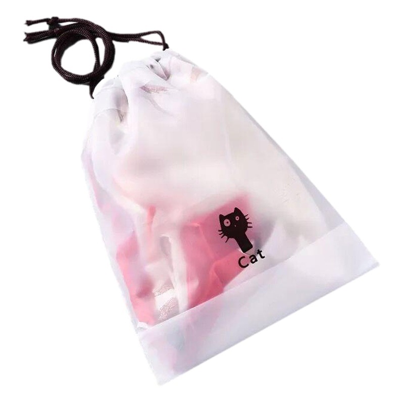 Toalla DE CARA bolsa de embalaje esmerilado bolsa de cordón calcetines ropa interior bolsa de cordón engrosada zapatos de viaje bolsa de almacenamiento colgante