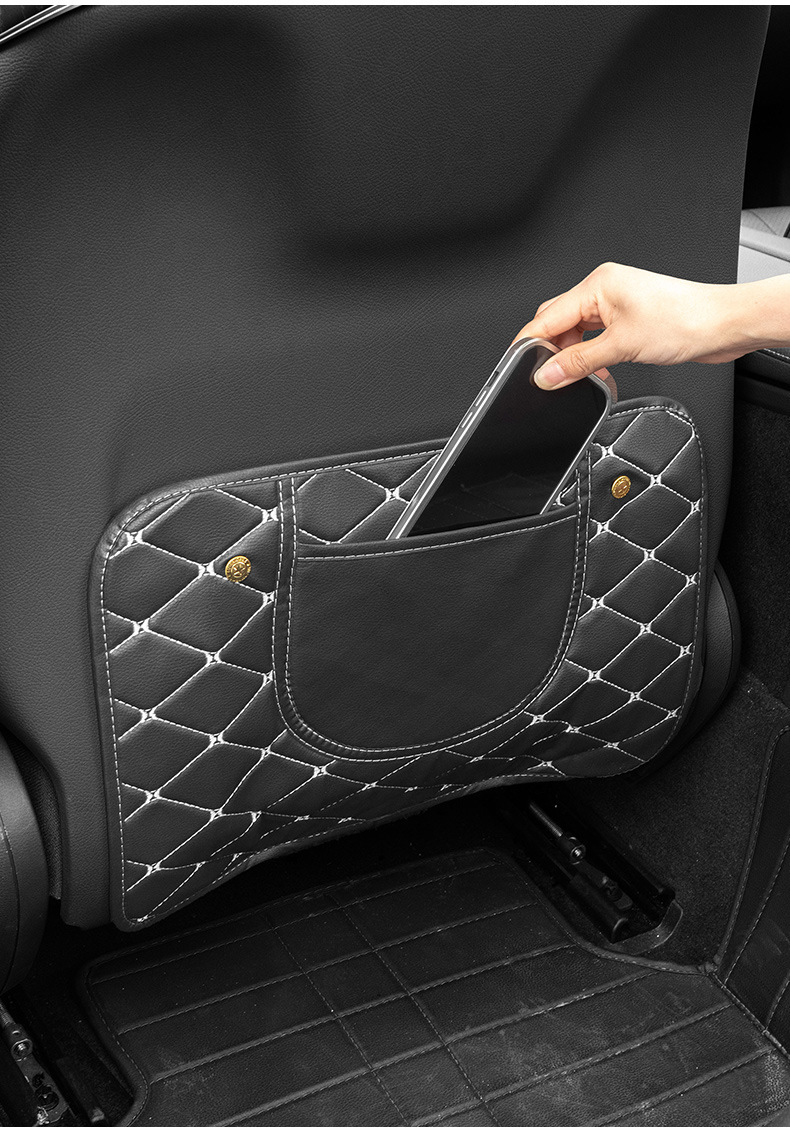 Car Anti-Kick Mat, Child Protection Mat, Car Interior Supplies, Anti-Dirt Protective Mat, Rear Seat Anti-Wear Mat, Cross-Border Wholesale