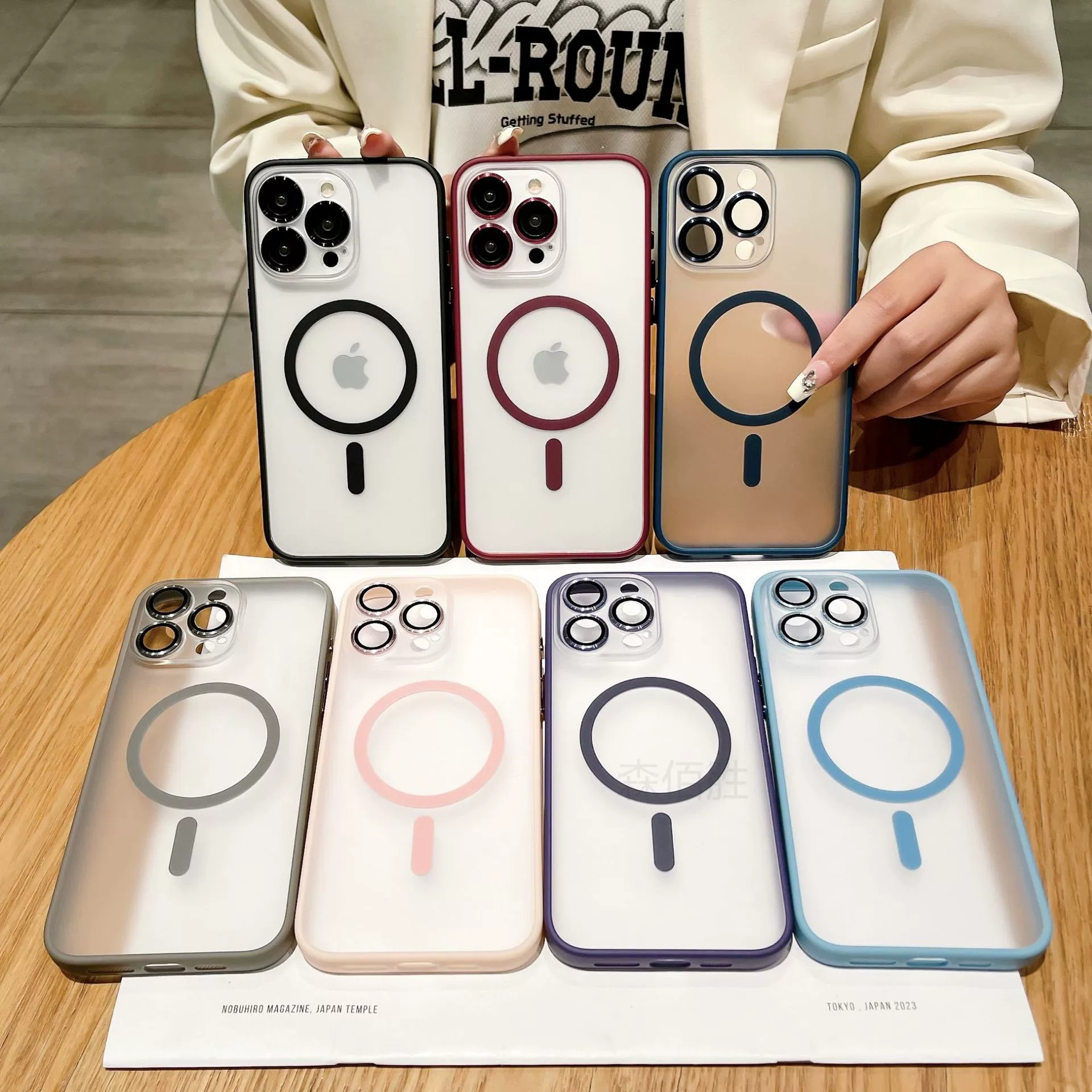 Чехол для iPhone 15 совместимый с Apple, матовый объектив, 15 Pro Max, защита от падений