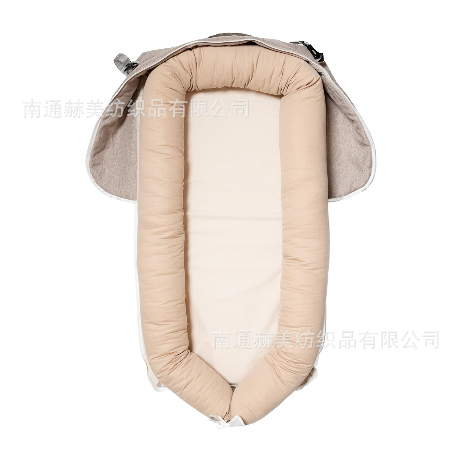Luggage light brown color
