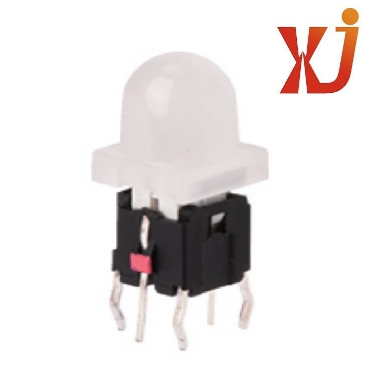 轻触带灯开关厂家  供应按钮带灯开关立式  高品质按键带灯开关