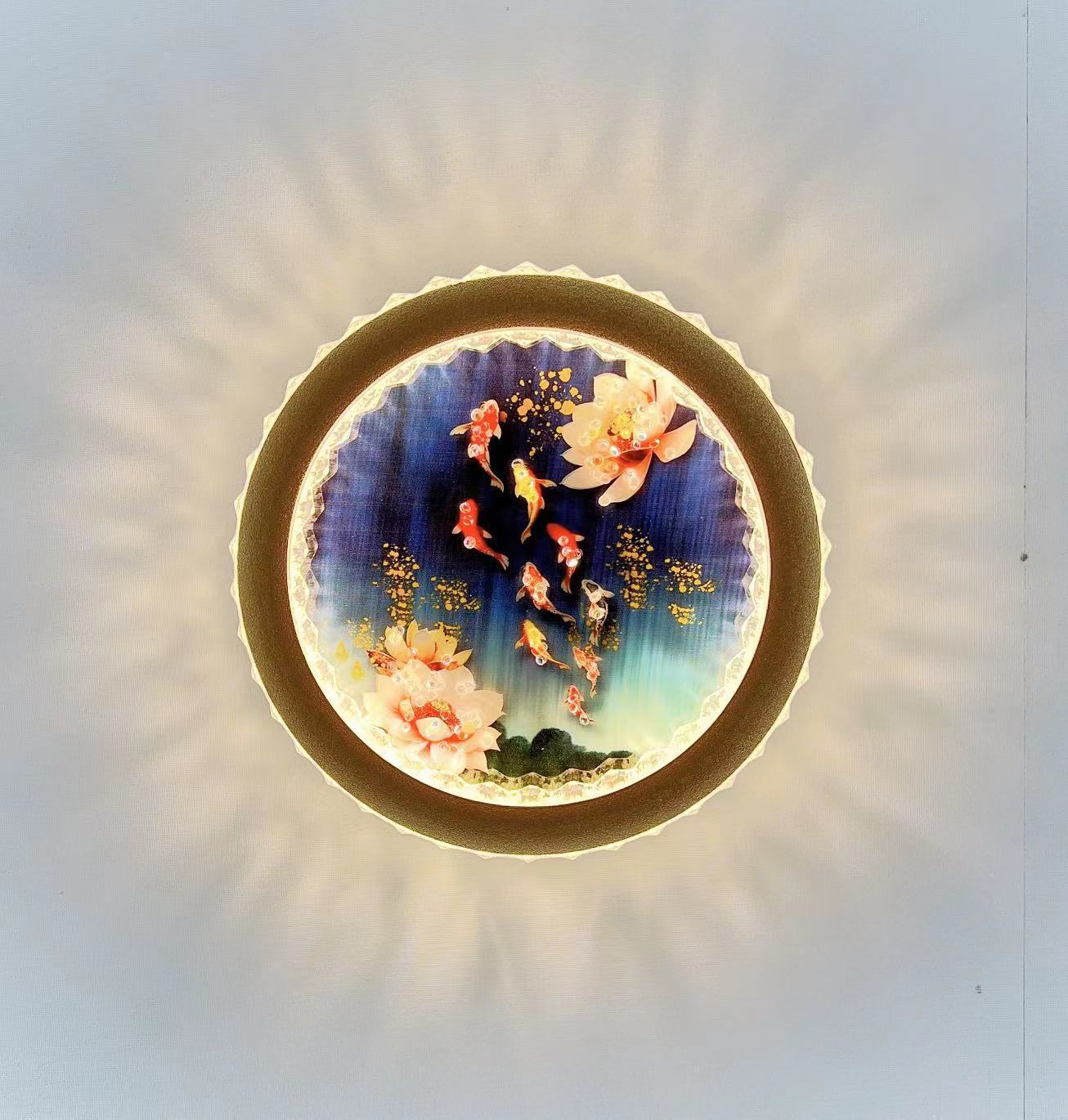 Luz lujosa lámpara de pared de dormitorio de cabecera de cama de alta gama lámpara de pared decoración mural china de fondo de la sala de estar lámpara de pared