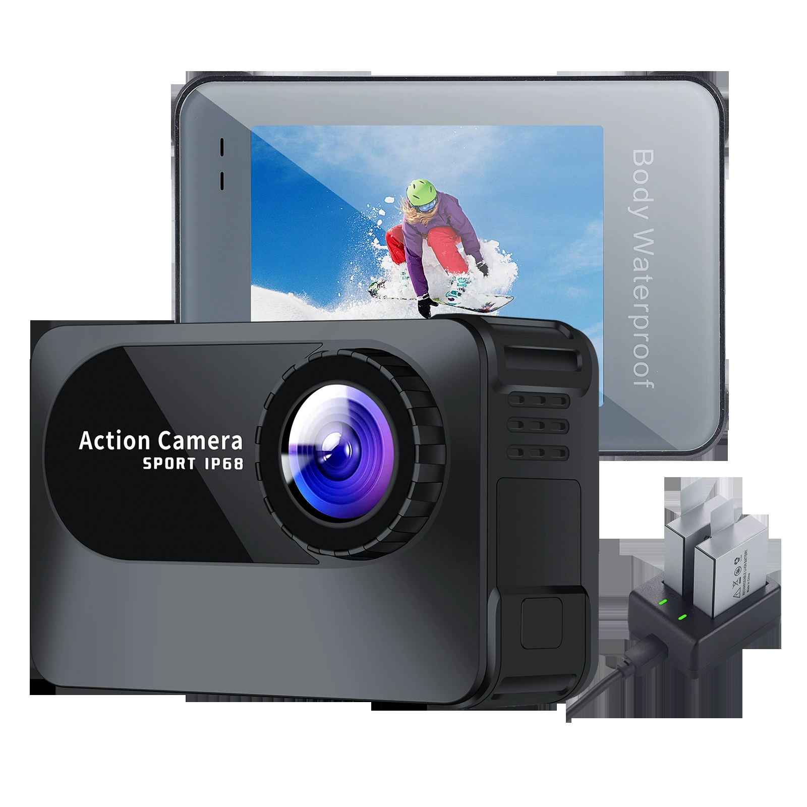 Заводская индивидуальная спортивная камера 4K60, корпусная, водонепроницаемая, интеллектуальная, высокоразрешающая, наружная, антишок, DV камера