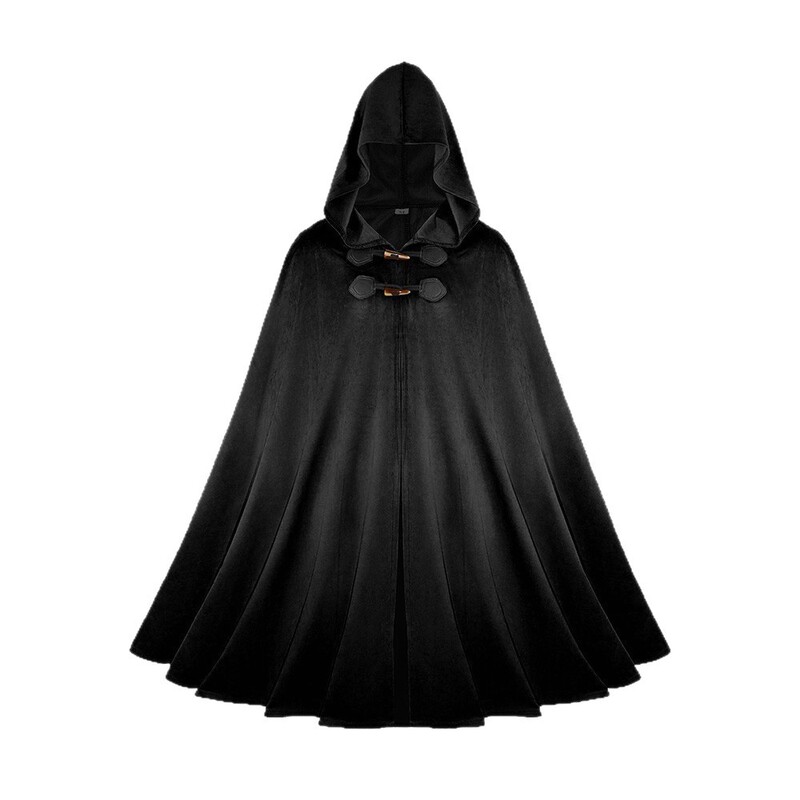 中世纪麂皮绒斗篷万圣节复古披风战斗战士角色扮演cosplay服装|undefined