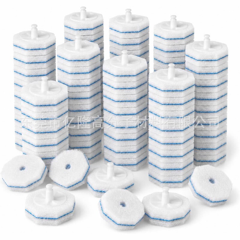 Yilong disposable toilet brush replacement heads, 100 pieces per pack, come with cleaning solution, and are universally compatible with Clorox Yilong disposable toilet brush replacement heads, 100 pieces per pack, come with cleaning solution, and are universally compatible with Clorox