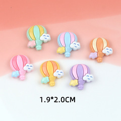 Source Factory Cute Cloud Hot Air Balloon DIY Cream Glue Resin Jewelry Accessories Handmade Crocs Decorative Stickers