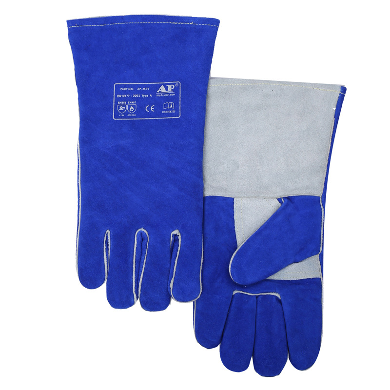 友盟AP-2601电焊手套 舒适吸汗防滑 防火阻燃焊工焊接用劳保手套