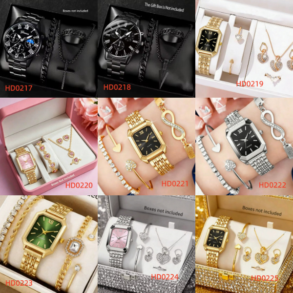Trendy Best-Selling Roman Numeral Luxury Diamond-Studded Cuban Bracelet with Women's Watch Fashionable Hip-Hop Steel Watch