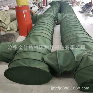 风机帆布软连接 防火耐温硅胶布阻燃伸缩接头 排烟软接通风管