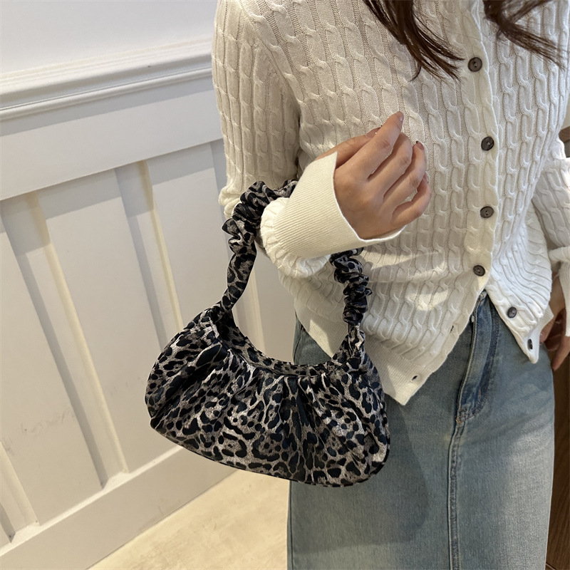 Bolso para mujeres 2024 nuevo bolso de moda leopardo cautivo de otoño gran capacidad de hombro bolso de brazo portátil
