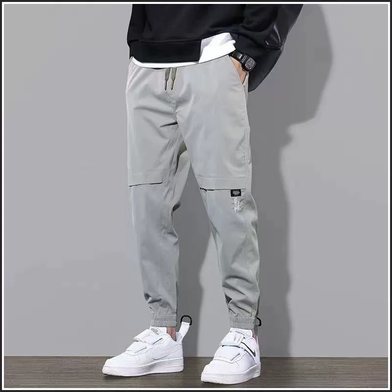 Spring summer trend trousers for elementary school students, slim fit
