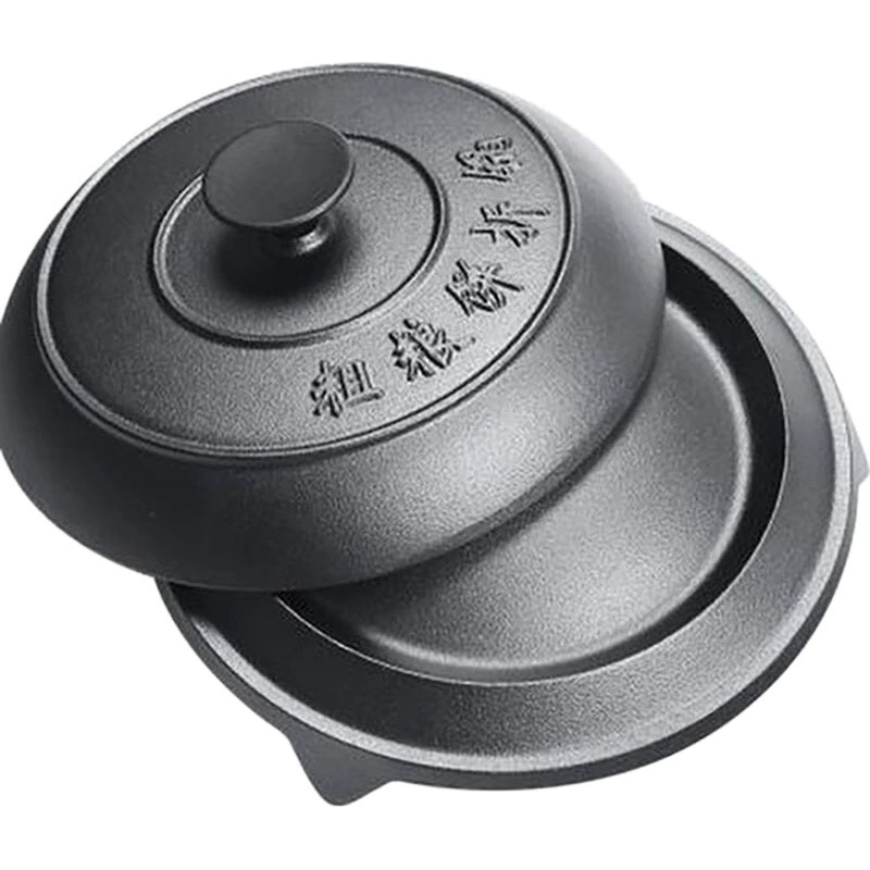 Ars чугунный винтажный утолщенный складной горшок для торта для газовой сковороды для блинов бытовой ларец желтый железный горшок пальто без пальто