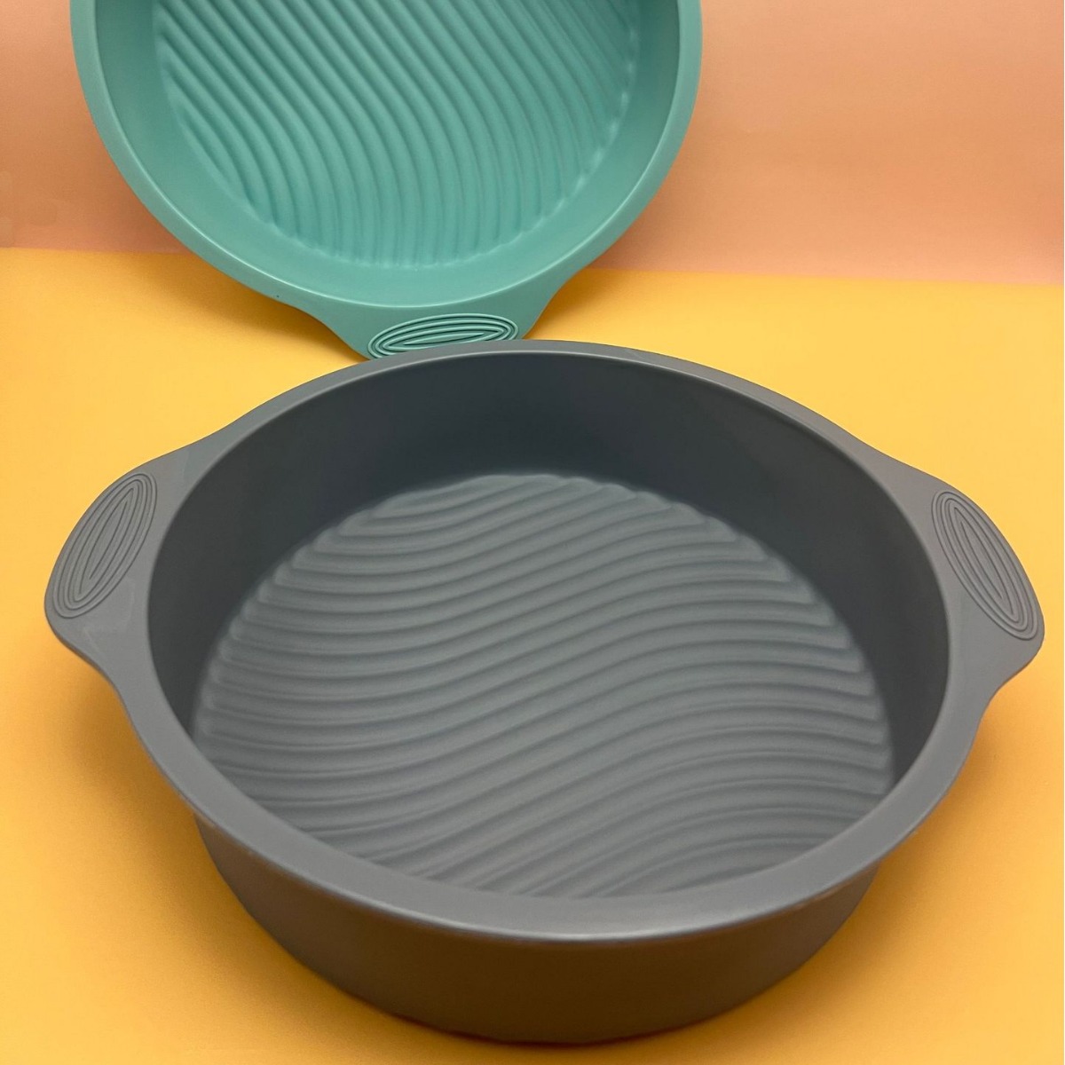 Силиконовая форма для выпечки 9inch шт., круглая, с волнистым дном, для шифонового торта, для выпечки в западном стиле, для муссовых десертов.