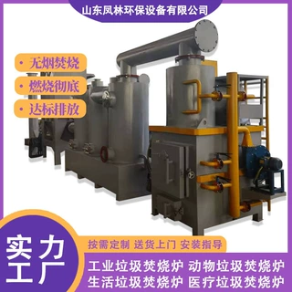 1吨垃圾焚烧炉 大型废物焚化炉 工业垃圾气化炉 危废环保焚烧炉