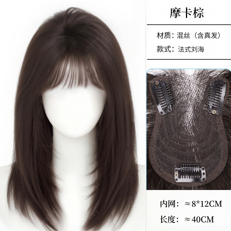 Bloqueo de cabello sin cabello, atmósfera perezosa, clavícula de alto nivel, cabello suelto, cabello blanco alto, franja falsa