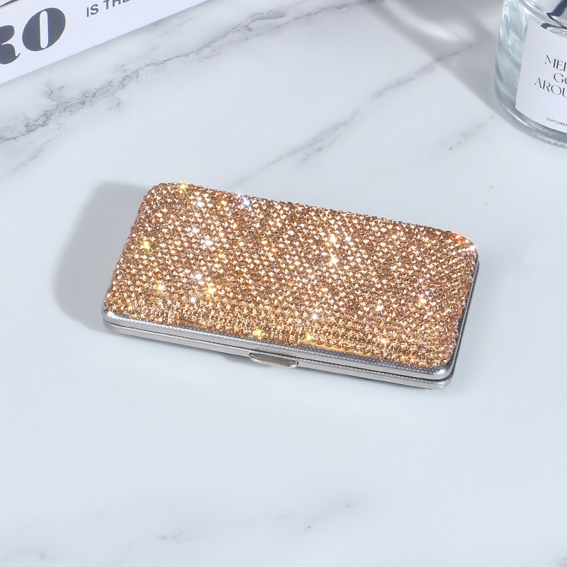 직사각형 담배 상자-클레이-샴페인 다이아몬드