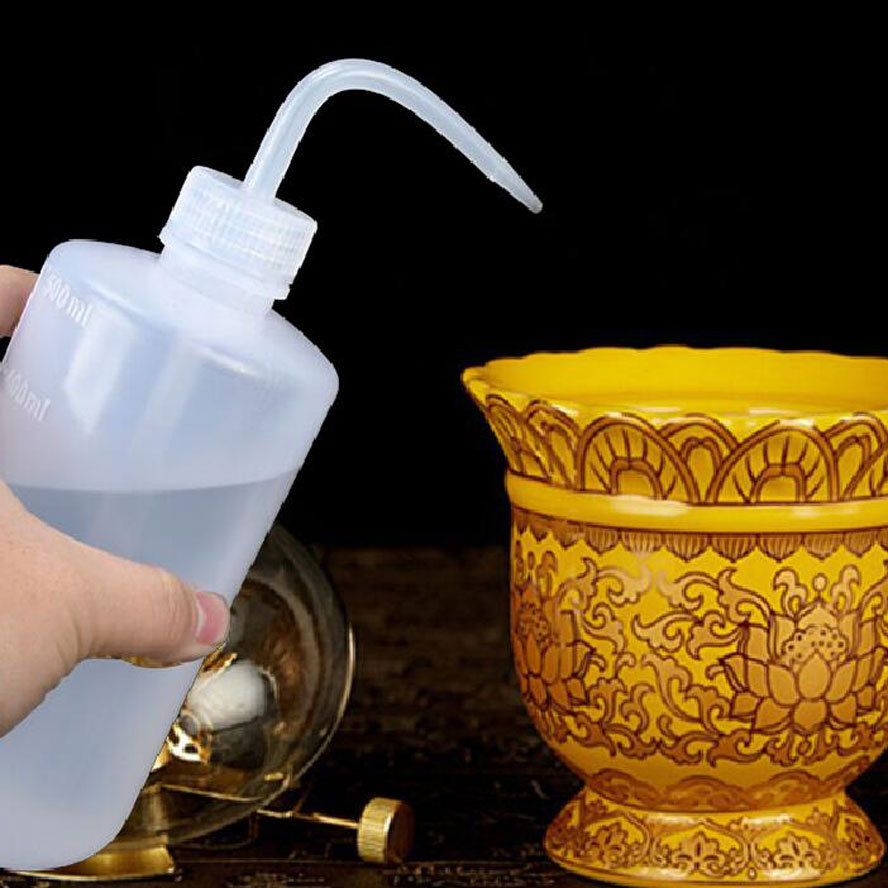 Petróleo de mantequilla pequeña lámpara de mantequilla lámpara de aceite botella de aceite accesorios de lámpara de aceite Budista productos pequeños regalos