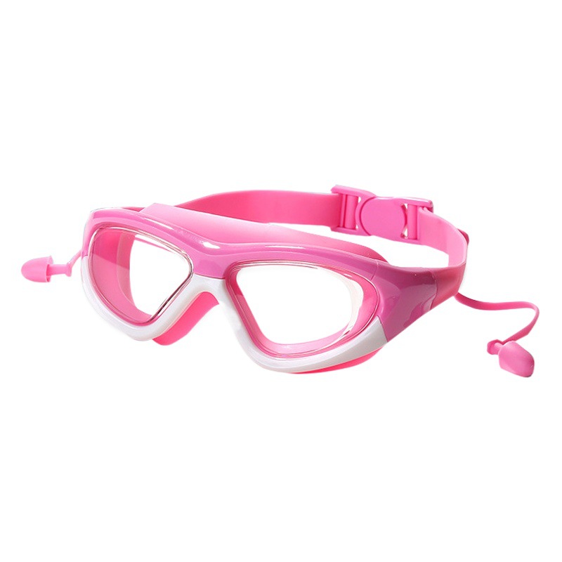 Wholesale large frame HD children swimming goggles girls boys swimming glasses waterproof anti-fog HD kids swimming goggles