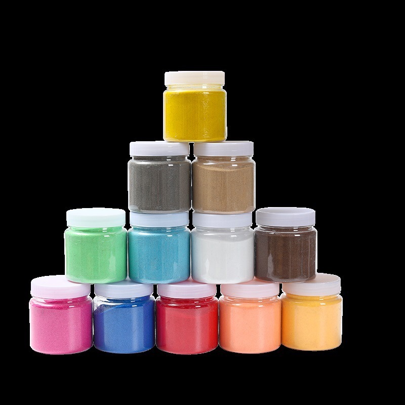 120 malla jardín de infantes color arena material fino deseo arena diy juego hecho a mano arena pintura de arena pintura de botella de arena arena color arena