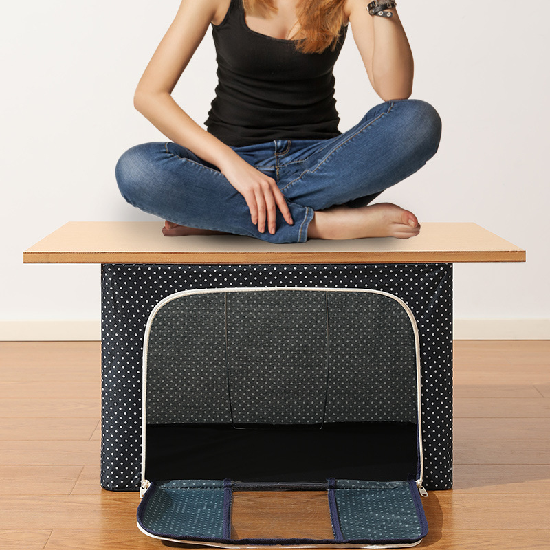 Caja de almacenamiento de tela Oxford para el hogar, edredón de ropa, caja de Baina, caja de almacenamiento de acabado de tela, caja de almacenamiento de ventana grande