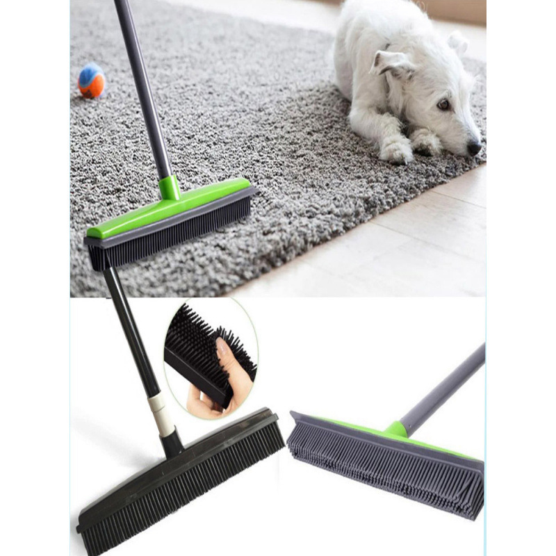 Pet Broom for Home Carpet Hair Removal, Magic Non-Stick Hair Sweeper, Dog Hair Mop Brush Huayang